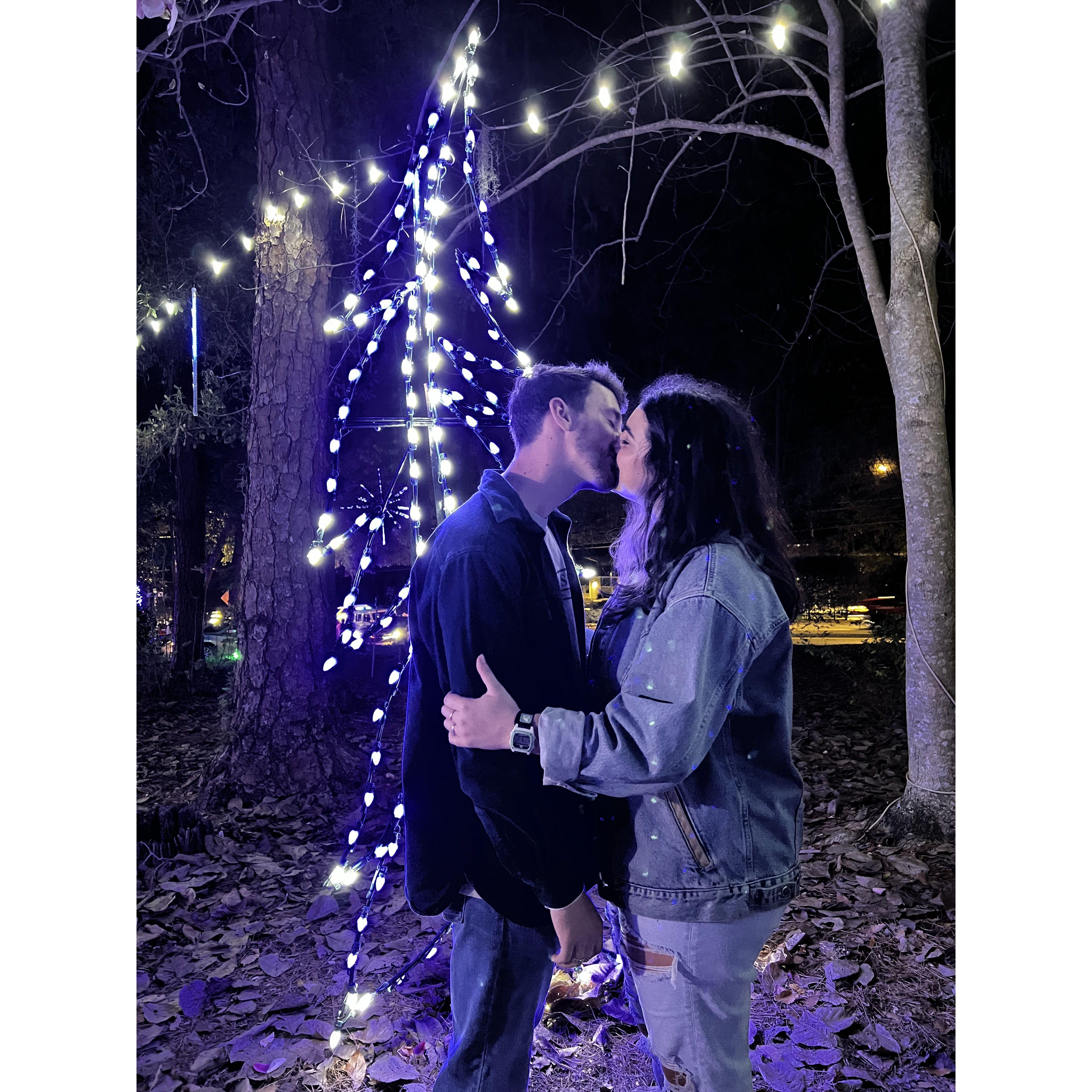 our first time at the dorothy b oven lights for christmas!