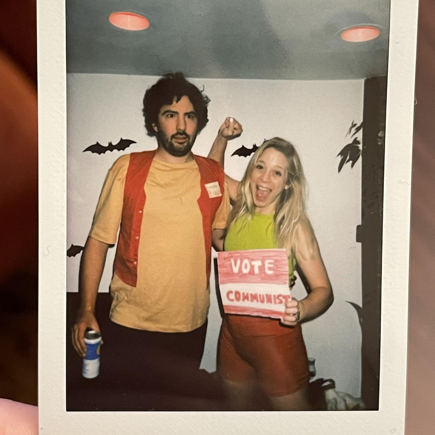 Our first Halloween together (not picture: Sarah's stitched up knee)