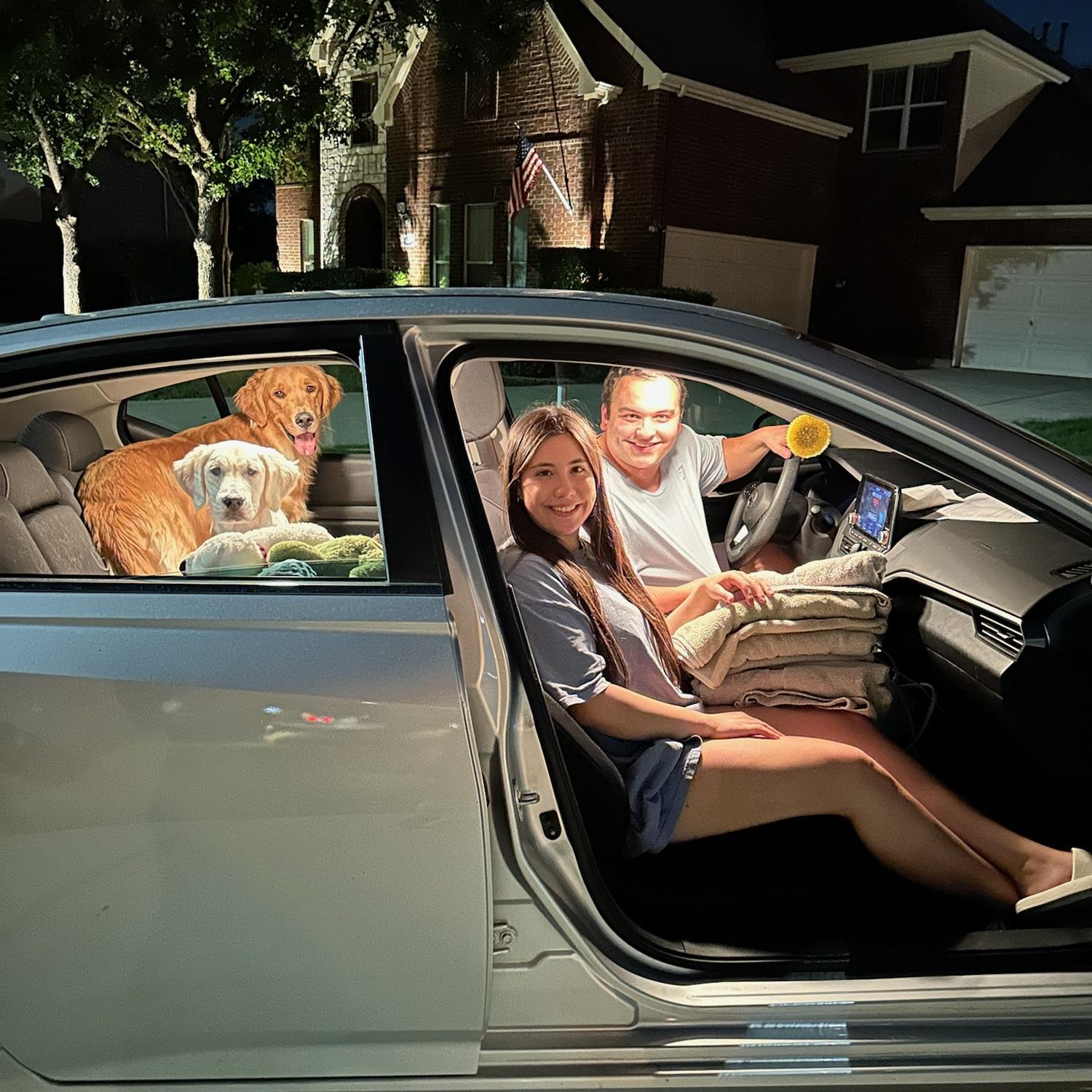 Last night before moving into our new house- September 2023