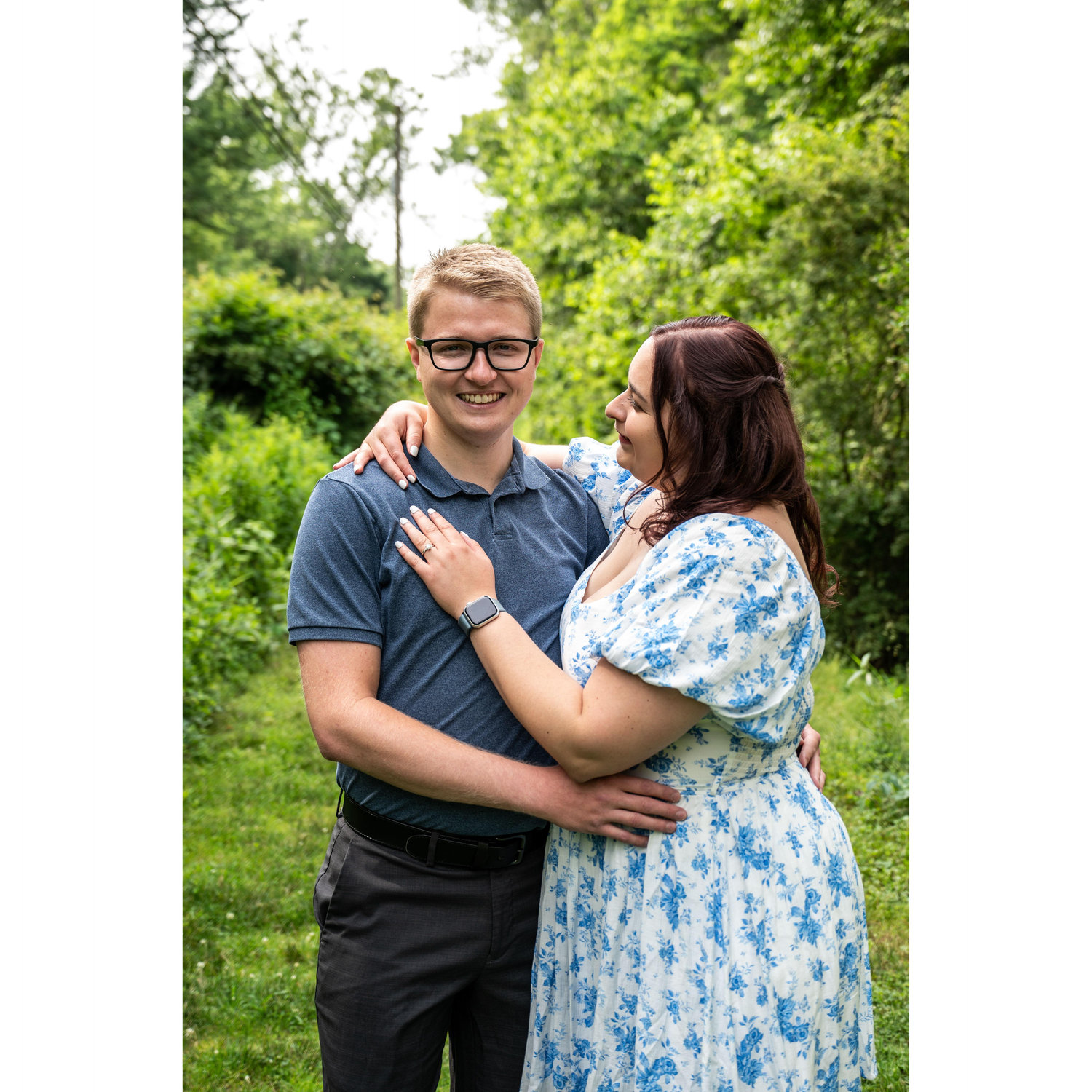 Taken from our Engagement Session exactly a year before our wedding on June 13th, 2025.