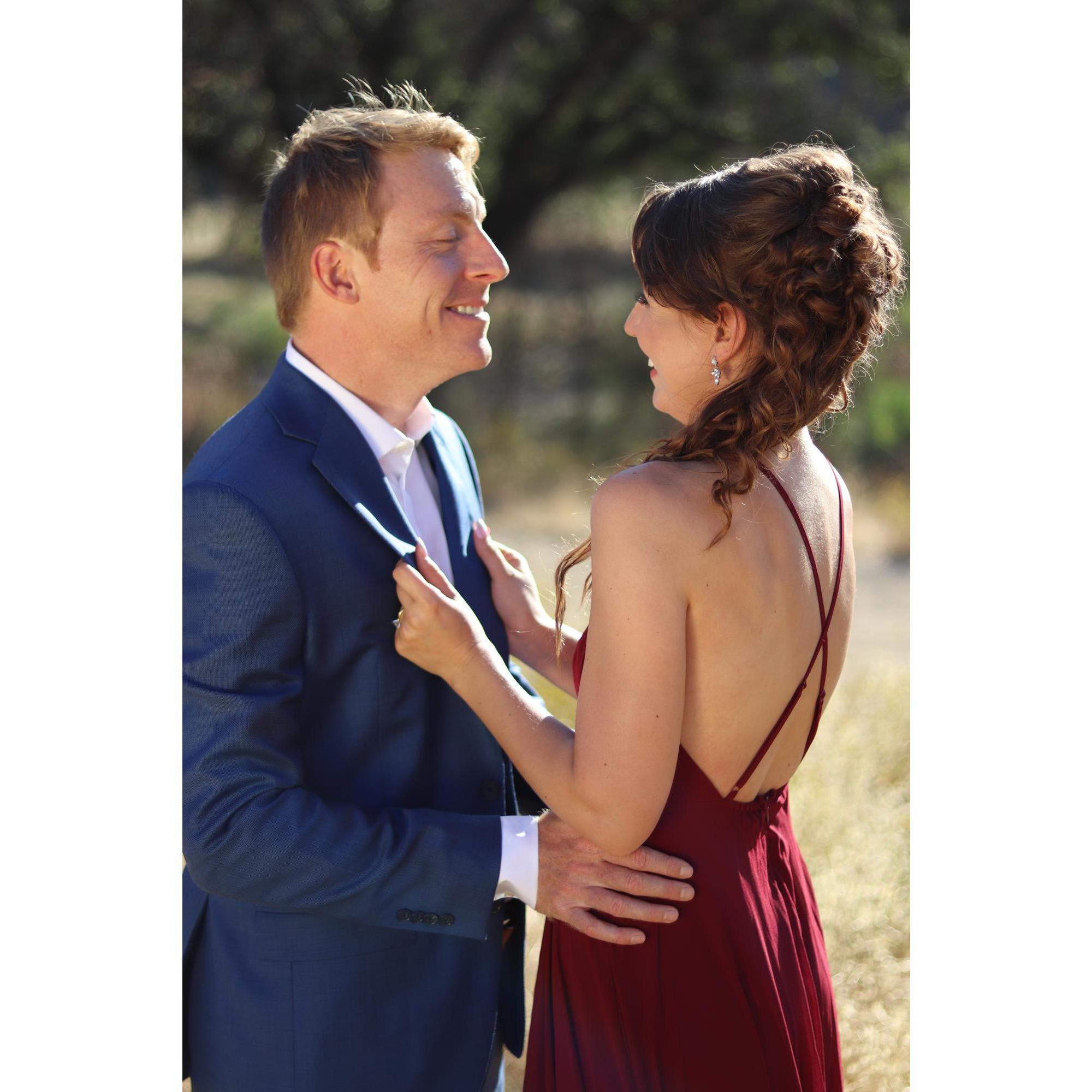 "You look so handsome my love"-Diana