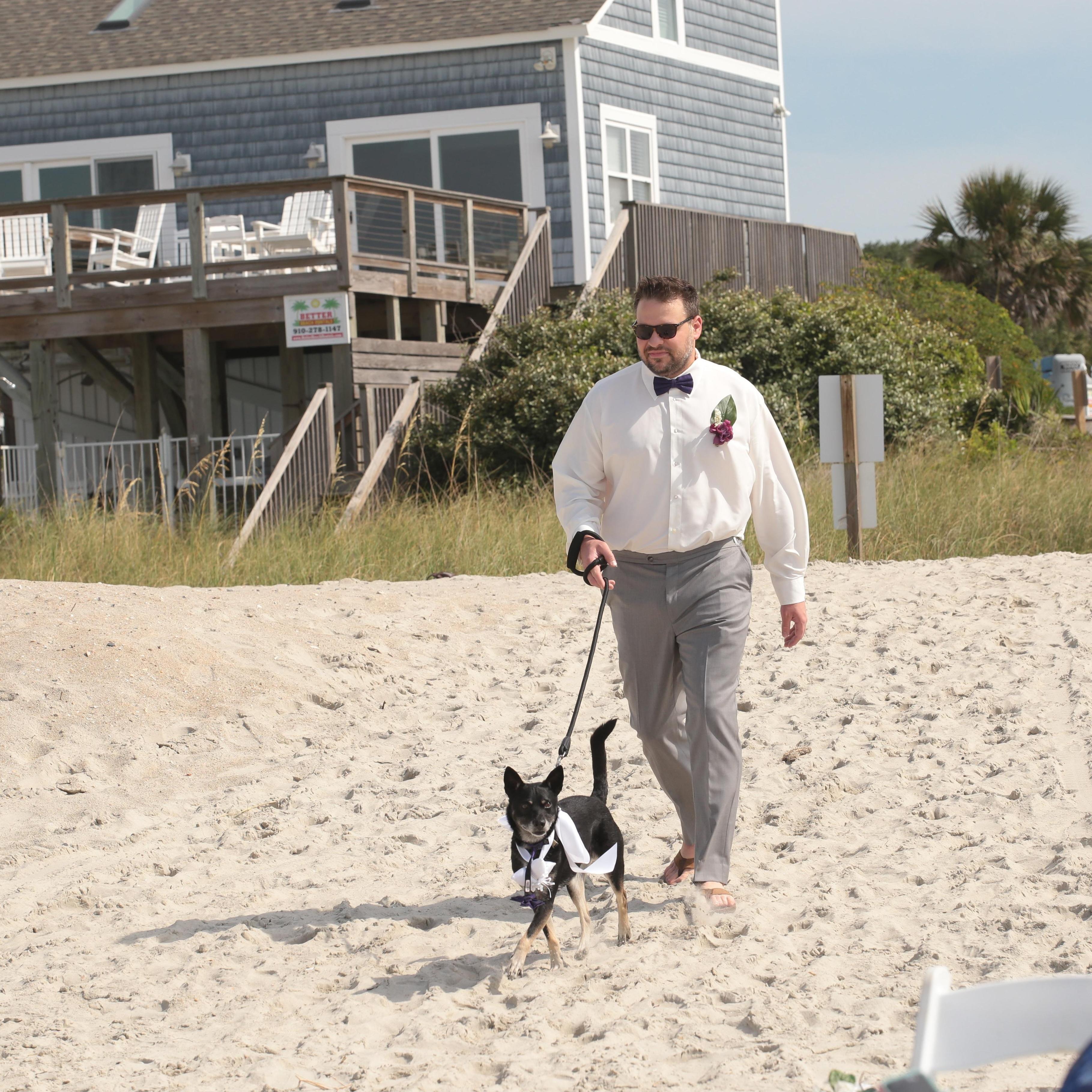 Bestman, Jarrod with the ring bearer, Joe