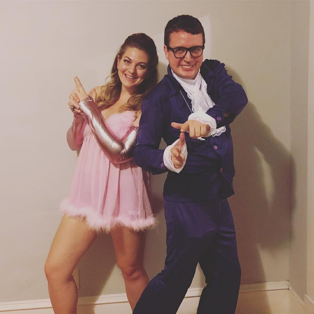 Yeah Baby! Halloween is always very important to the couple and this Austin Powers inspired get-up might be their favorite, although a great many people at the event we went to thought Ian was Prince.