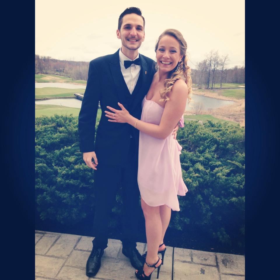 Sigma Nu White Rose Formal. Blake was the Sigma Nu President and Sara was the 'first' lady! April 2014.