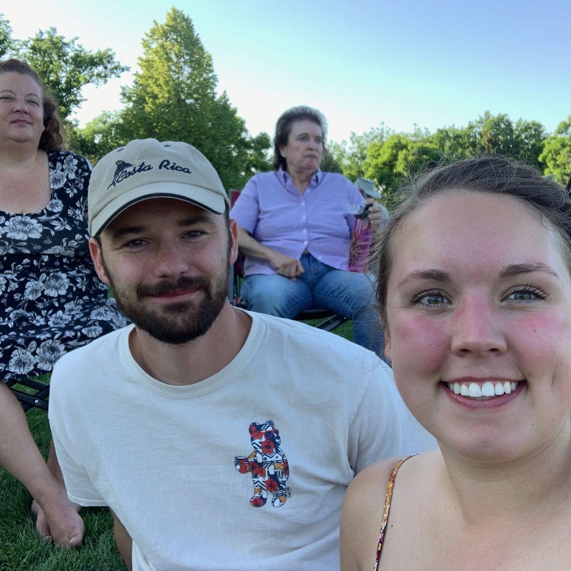 Food truck rally and free outdoor concert with mom and grandma 2025!