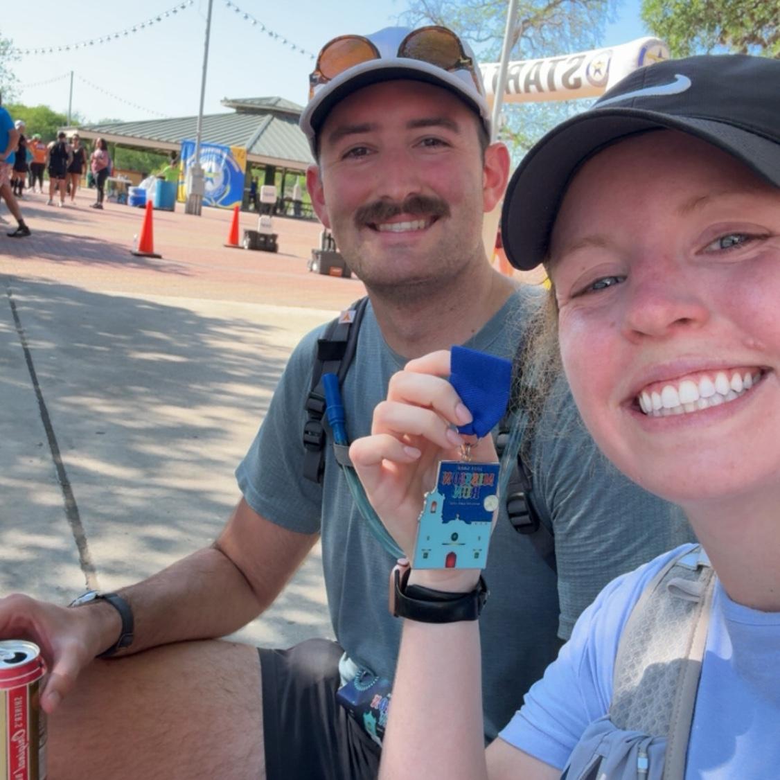 Our first half marathon together!