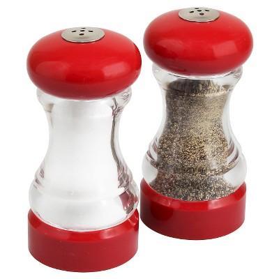 Olde Thompson Monterey Shaker Set - Red and Clear