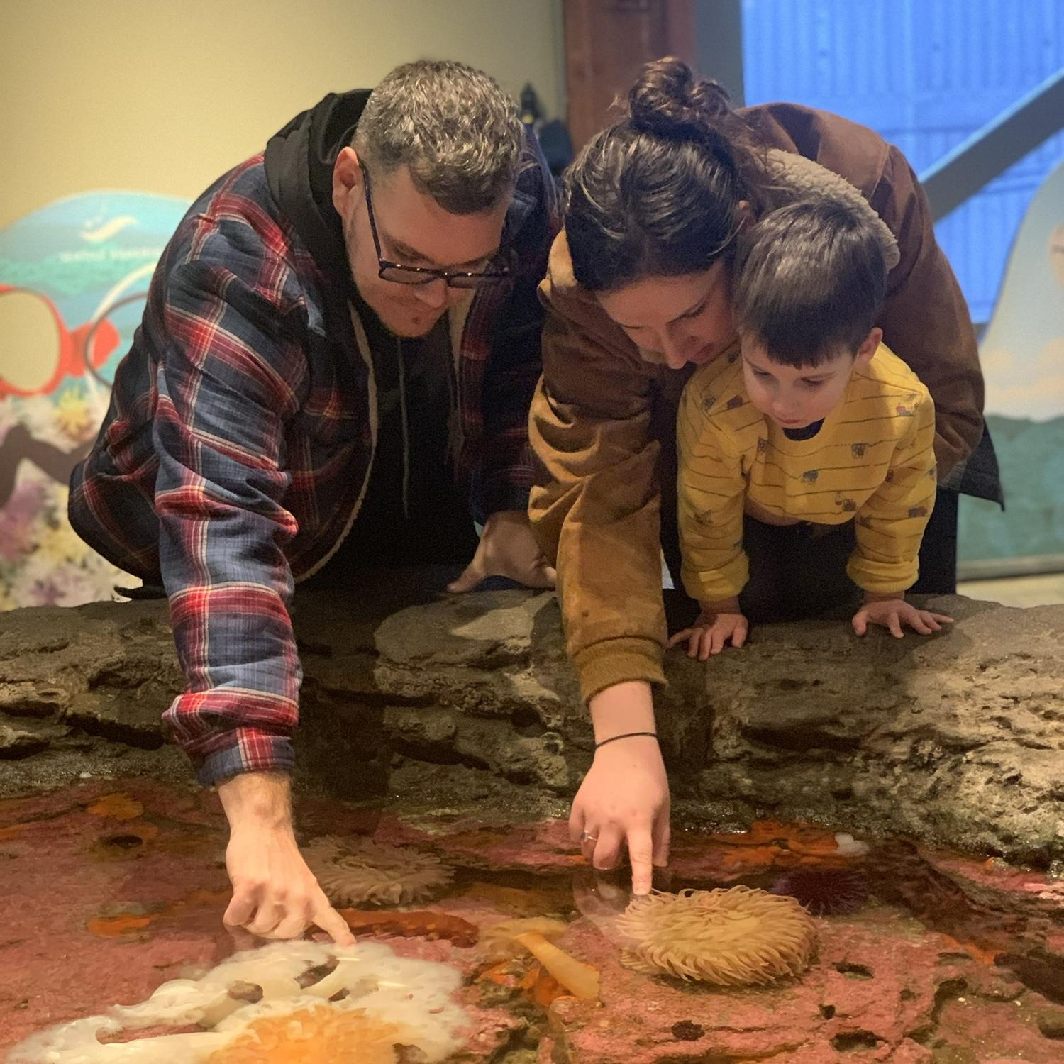 Seattle Aquarium w/Laurel’s nephew