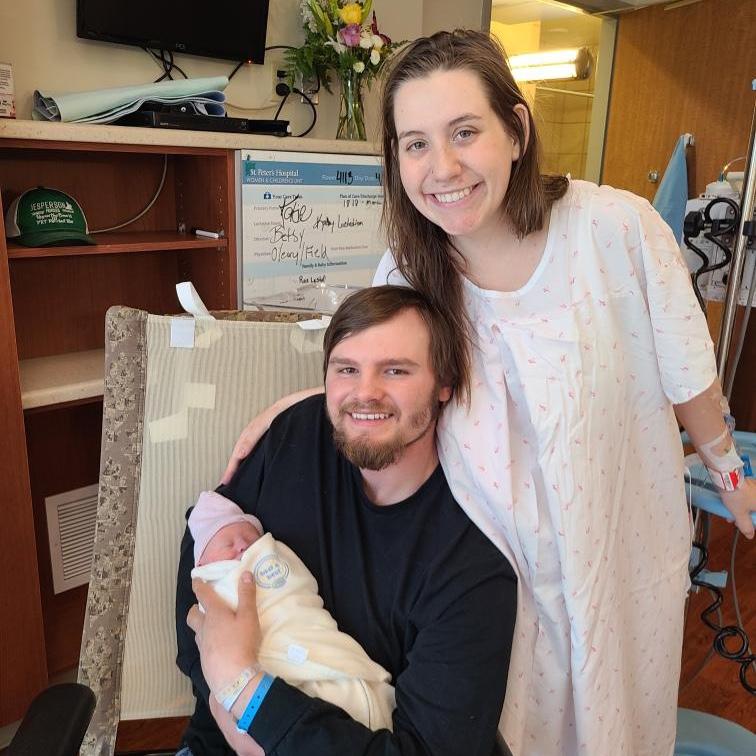 First picture as a family of 3!!