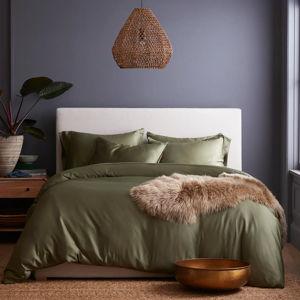 Bamboo Duvet Cover in Olive