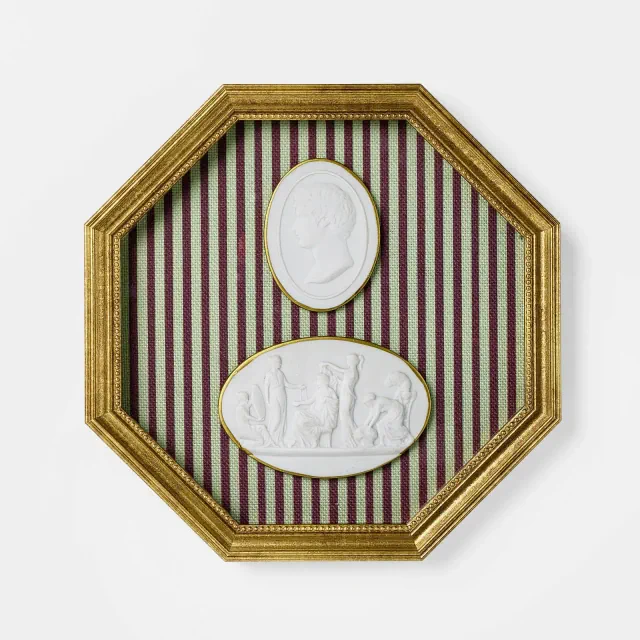 10"x10" Intaglio Busts Wall Art - Threshold™ designed with Studio McGee