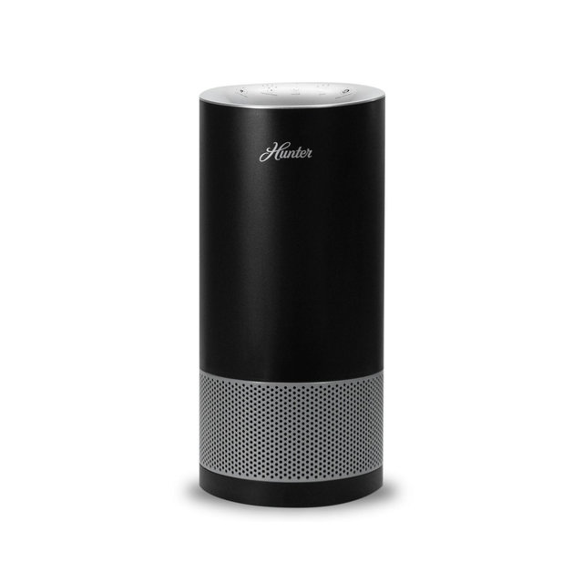 Hunter HP450UV Round Air Purifiers for Home, True HEPA Air Purifier Tower for Pets, Odors, Allergens, Smoke, Dust, VOC's. HEPA Air Purifiers for