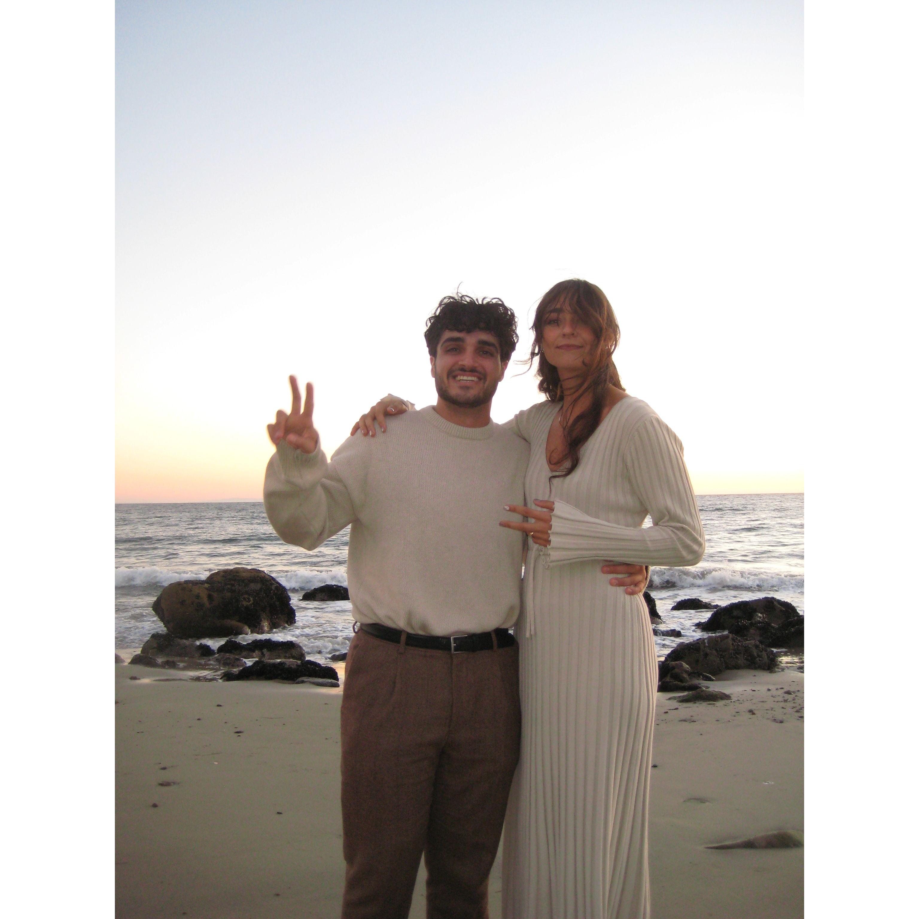Hannah's brother Zach had taken a red eye from New York to be there in time to capture moments...