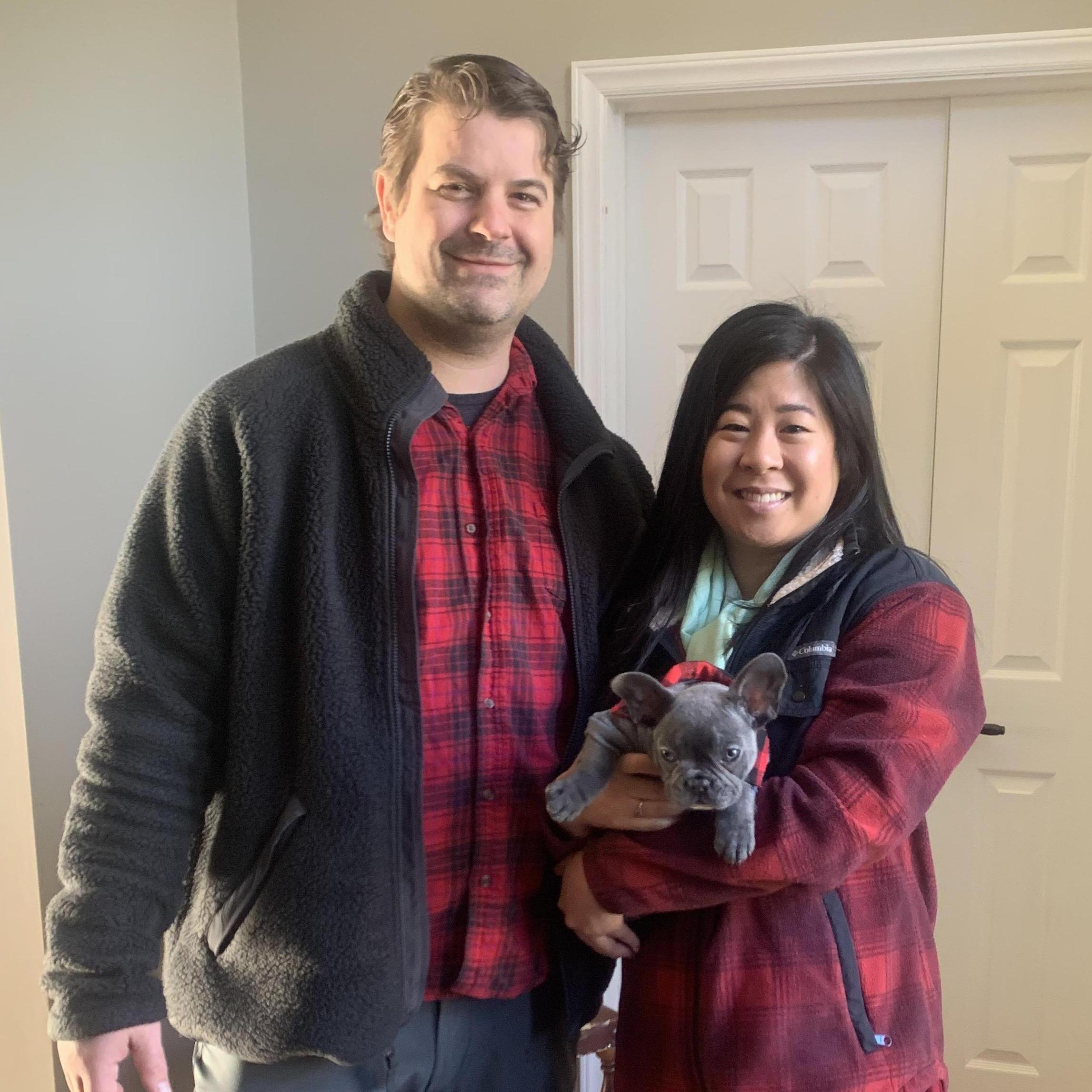 Christmas 2020 - the first time Pierre came home to meet our families!