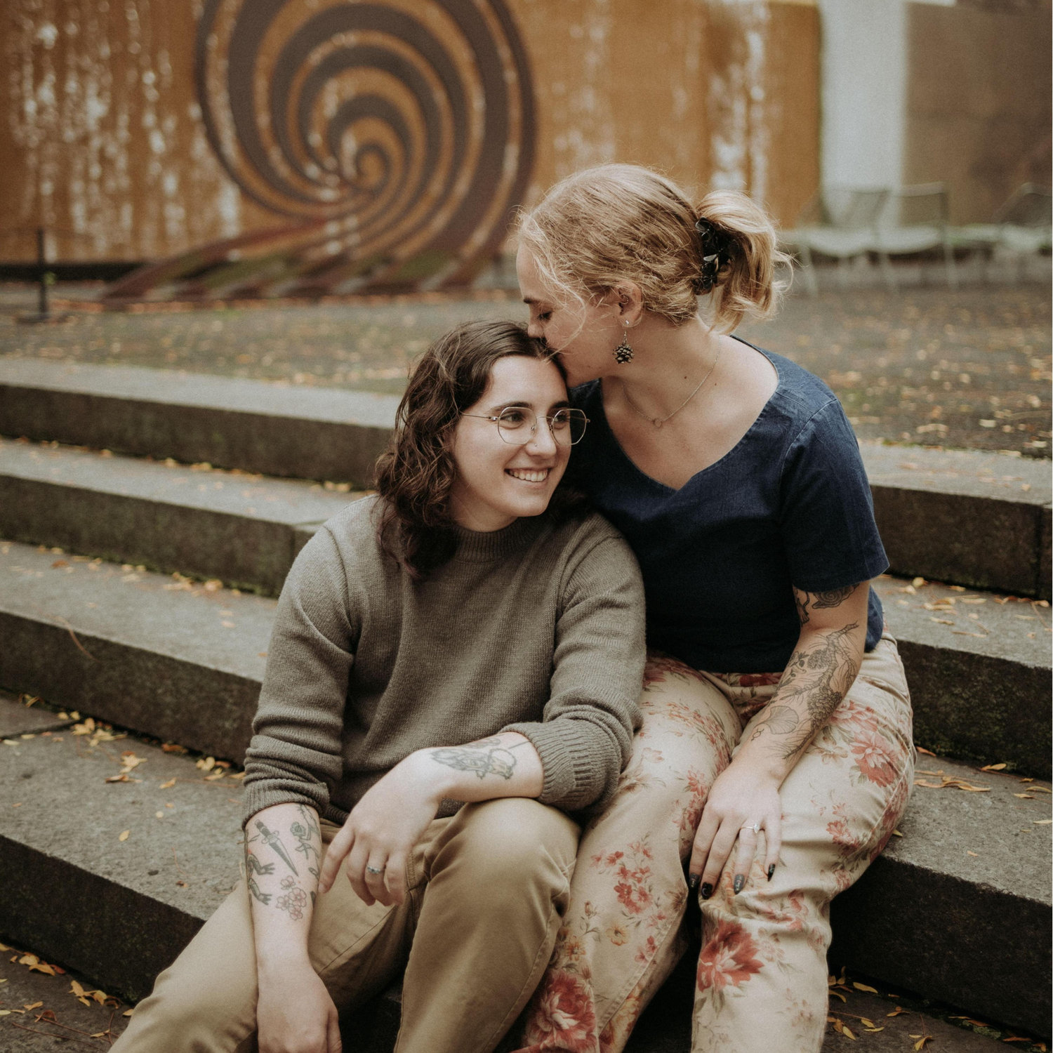 Photo from our engagement shoot at the Carnegie Natural History Museum