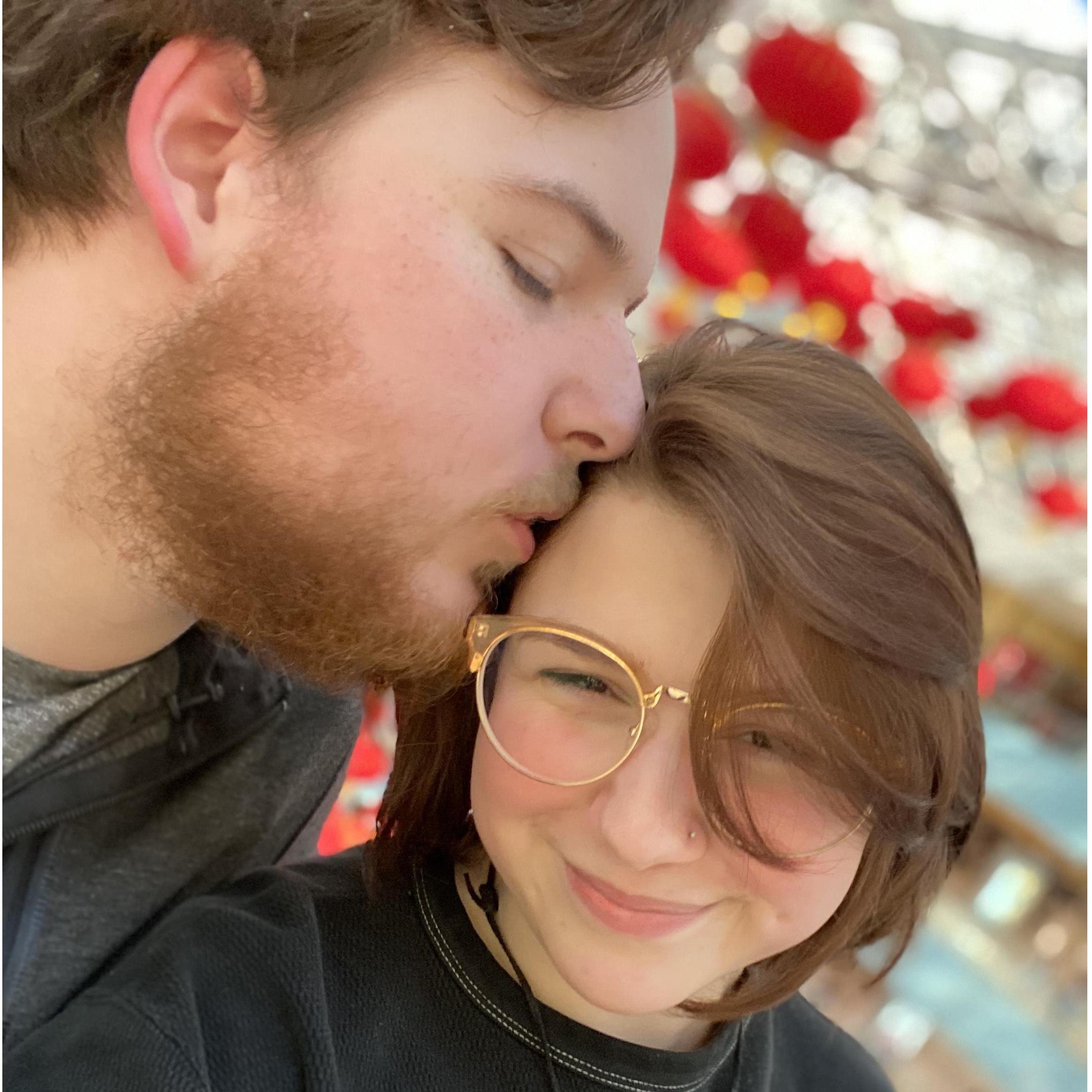 We drove all the way to the Galleria mall for a date, and it was not worth it. There were at least 3 Quinceaneras going on taking up the escalators.