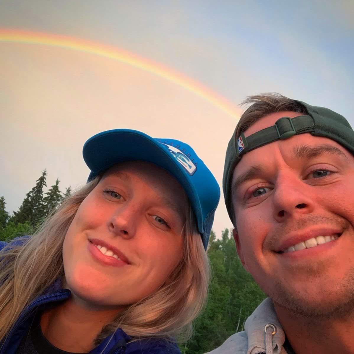 First camping trip together and snapped this pic in a secret little beach looking out at Lake Superior. All smiles prior to the igloo cooler backcountry fiasco of 2019.
