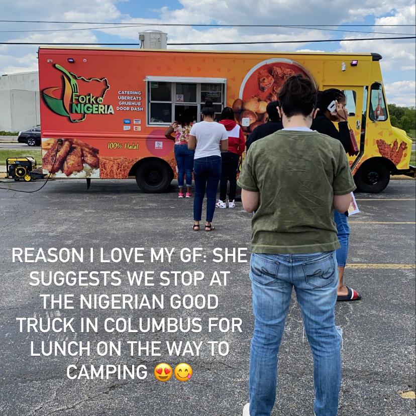 Our trips always involve yummy stops