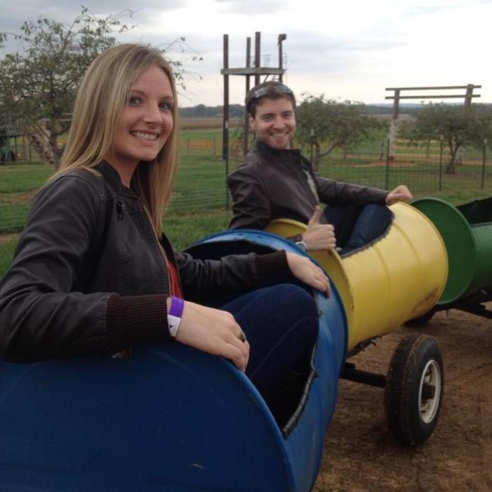 Sam's first "Fall Day of Funness," Oct 2013