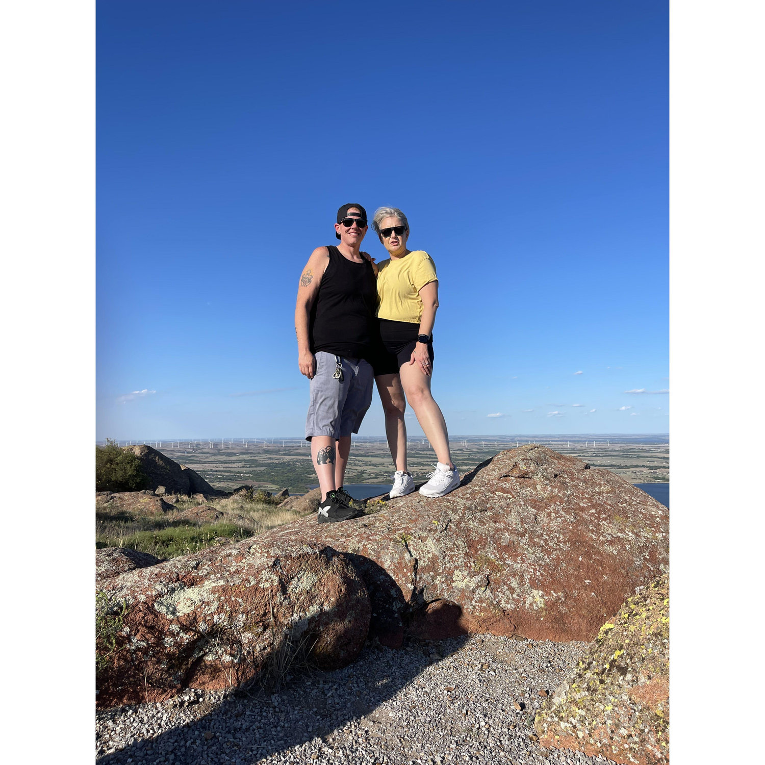 Family day trip to Medicine Park, Oklahoma. Probably one of the few mountain tops in Oklahoma. HAHA 2022