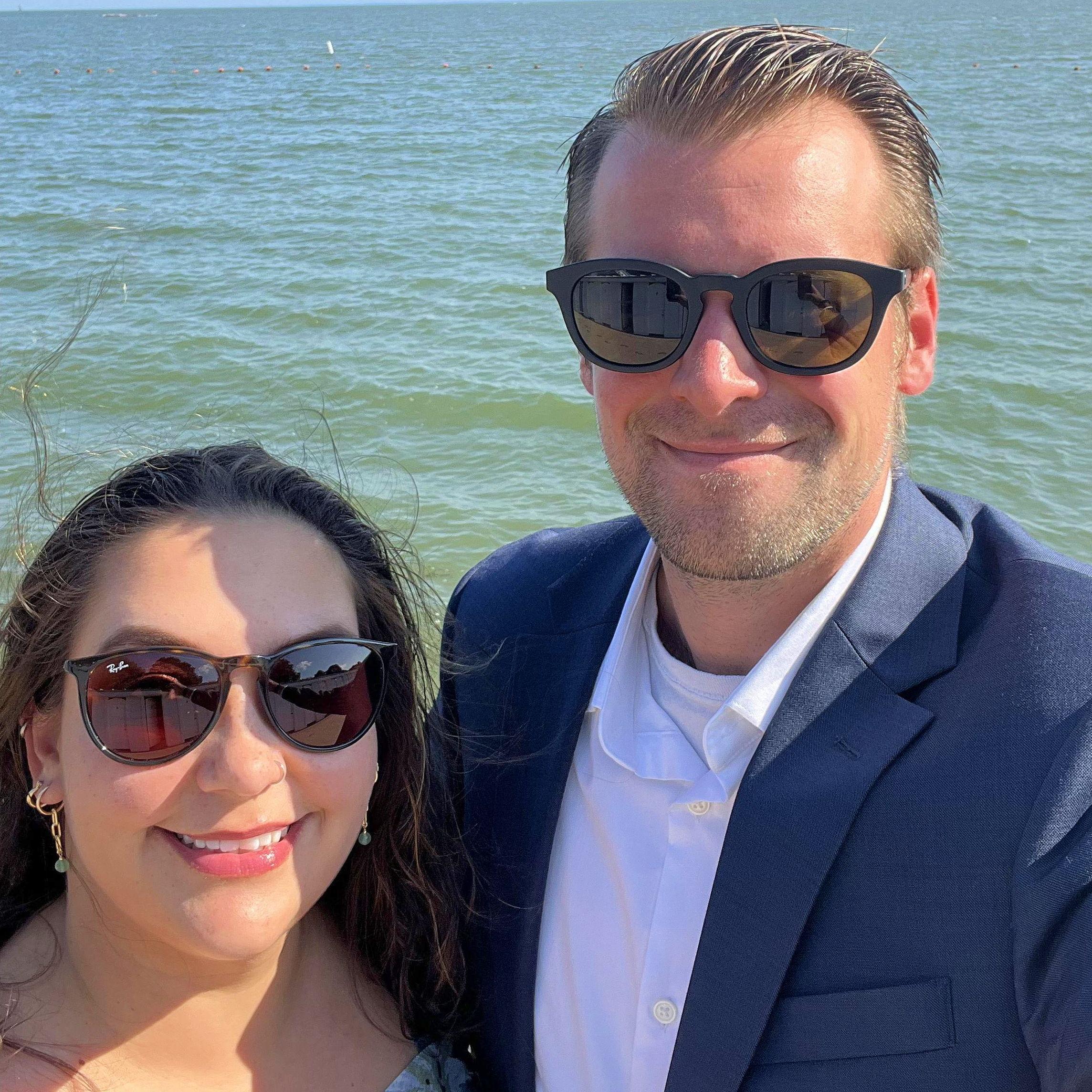 Celebrating Annelise and Max's wedding!