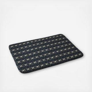 Adobo Mudcloth Dark Memory Foam Bath Mat