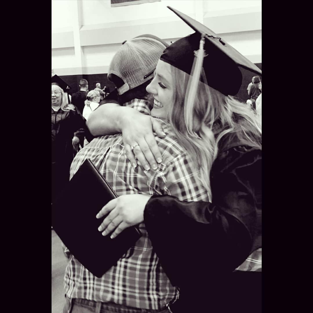 to college graduation . .