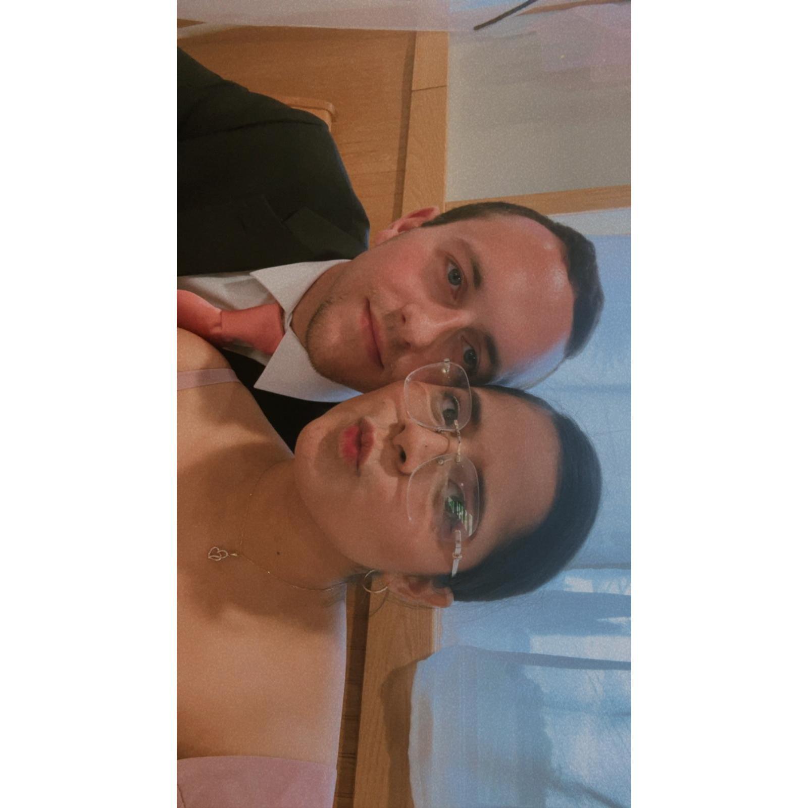 The first wedding we attended together