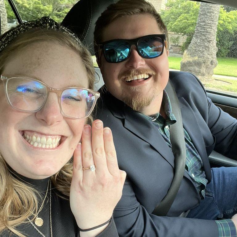 The night we got engaged!