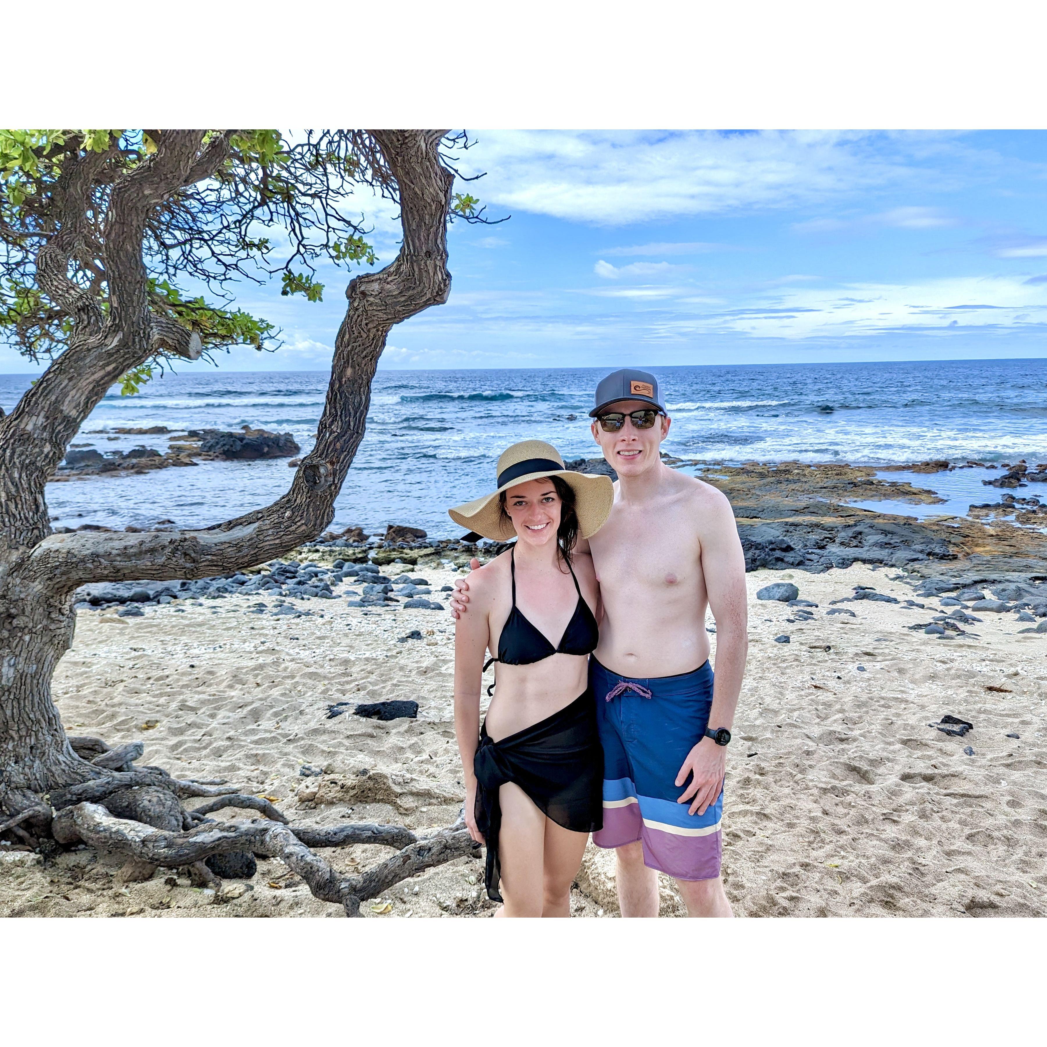 Beach on Kailua-Kona, Hawaii - February 2023