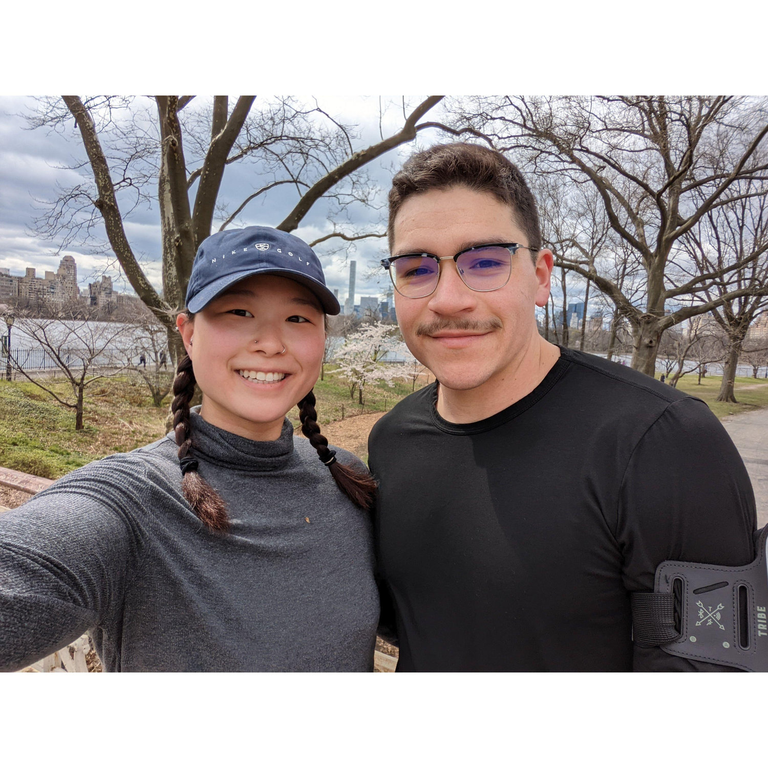 Our run through Central Park, NY