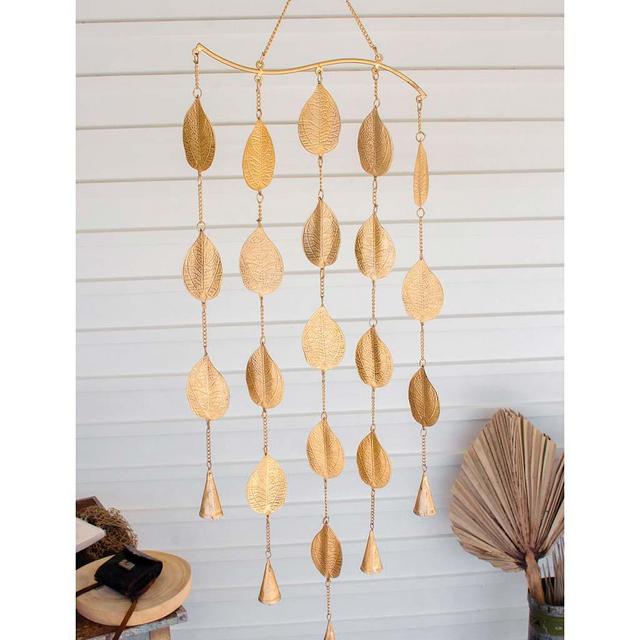 Golden Leaves Wind Chime