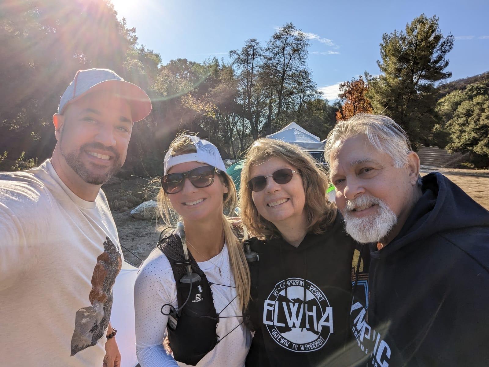 1st time meeting the parents (Gina’s ultramarathon) Angeles National Forest, CA