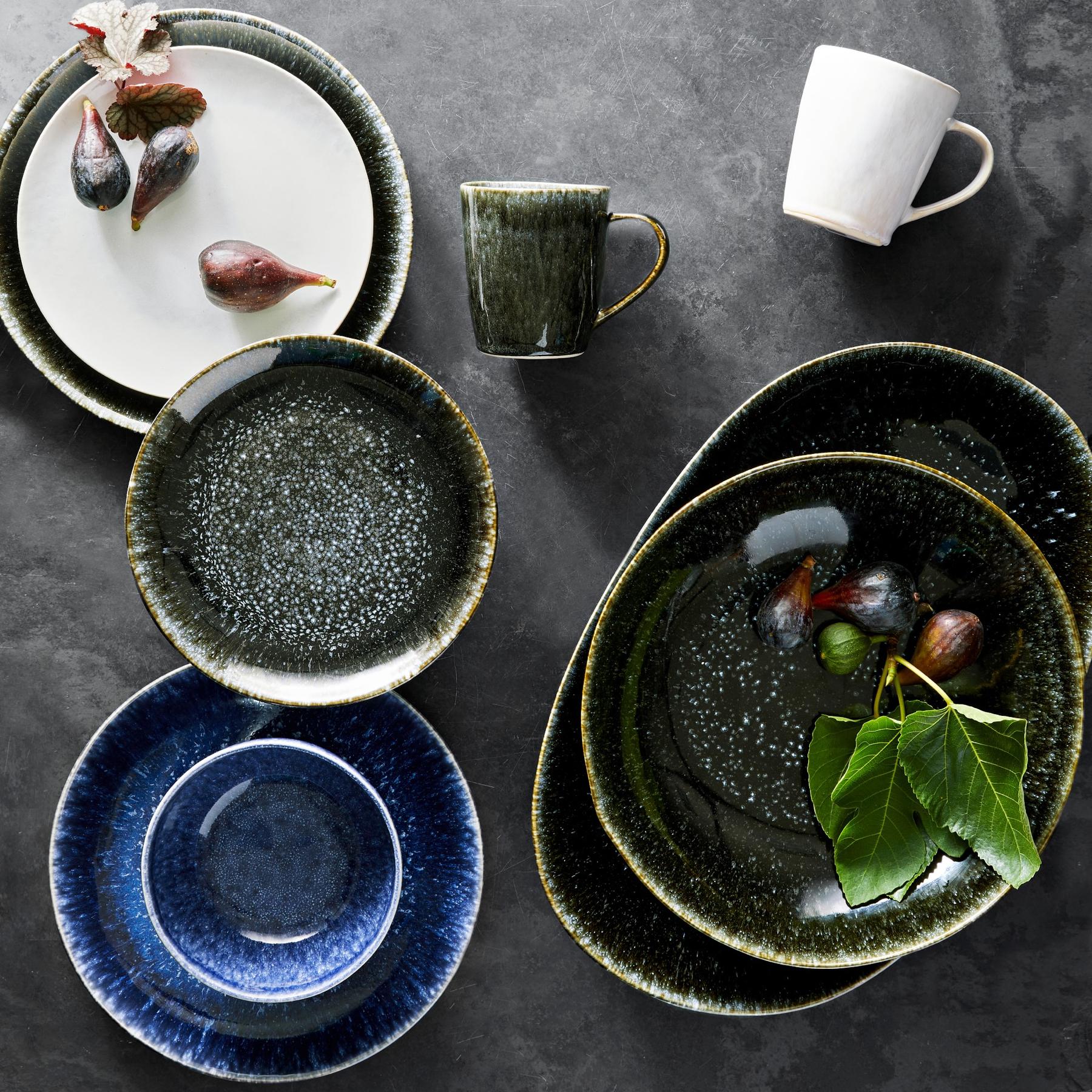 Cyprus Reactive Glaze Pasta Bowls (Set of 4)