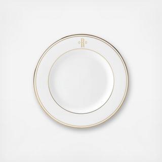 Federal Gold Block Salad/Dessert Plate