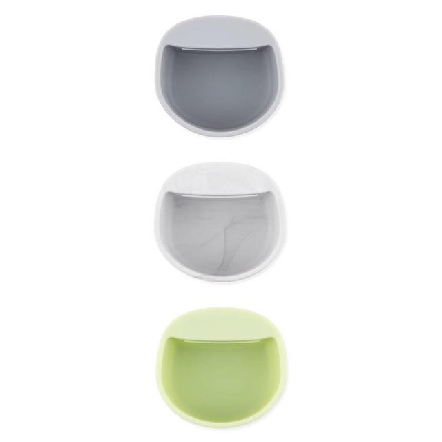 Bumkins Baby Silicone Little Dippers, Attaches to Bowls, Dishes and Plates, Sauce Cup, Holds Condiments, Dip, Puree, Toppings, Baby Led Weaning, Essential Feeding Supplies, for Babies 6 Months Up