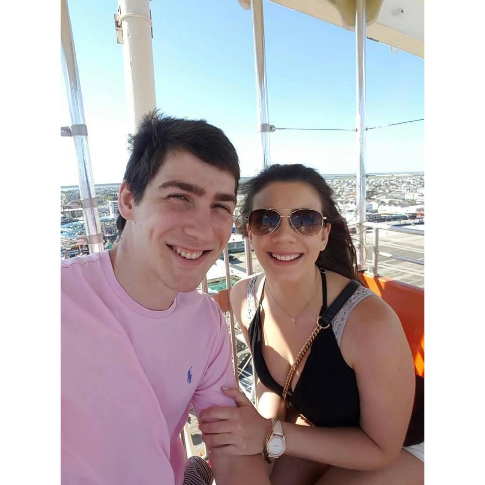 Our first "vacation" together, meeting up halfway on summer break in Wildwood, NJ