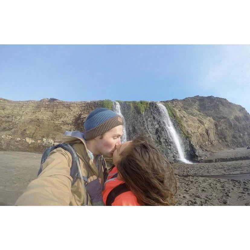 March 2017: Our fifth date. Alamere Falls, CA