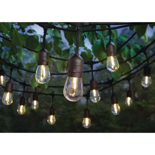 24-Light Indoor/Outdoor 48 ft. String Light - LED Bulbs
