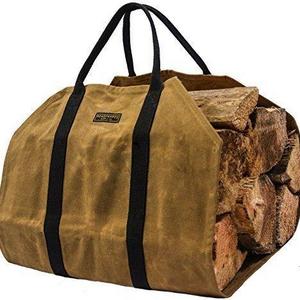 Readywares Waxed Canvas Firewood Log Carrier