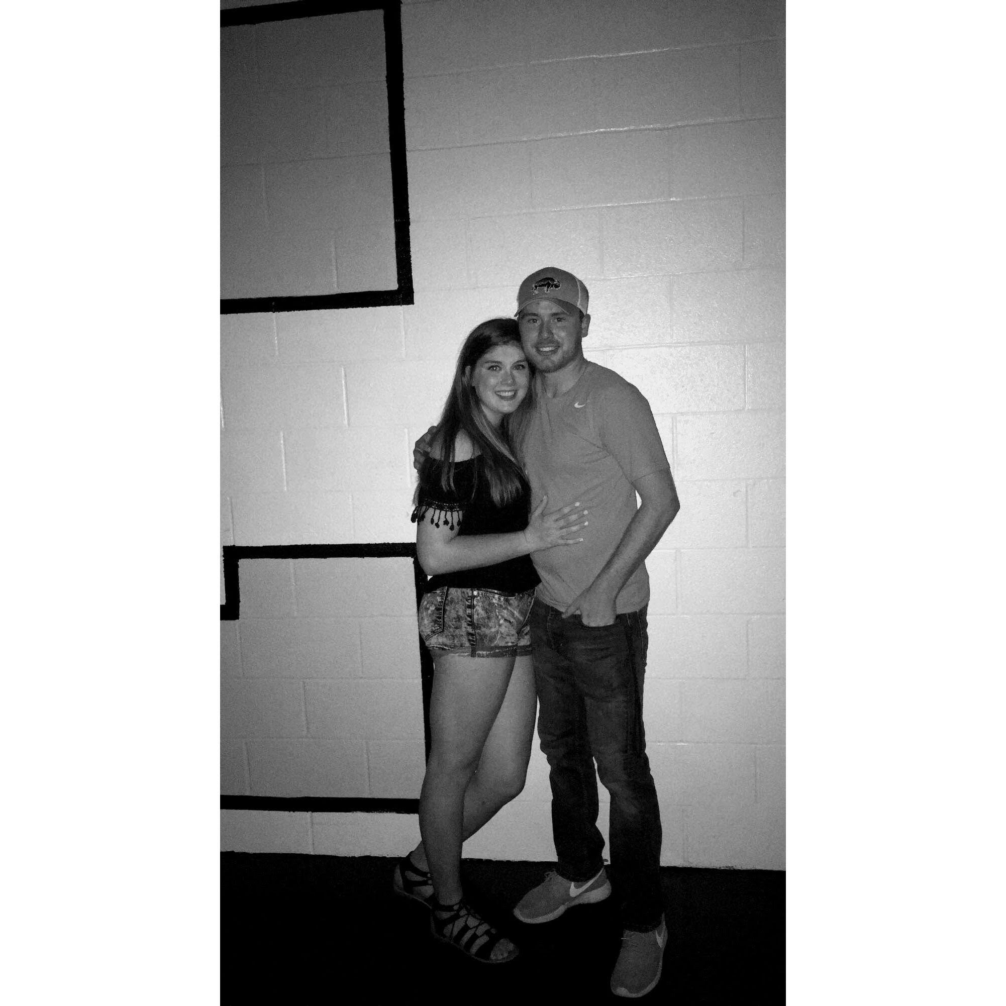 2017: College weekends were filled with dancing the night away at Trey's fraternity, Sigma Nu.