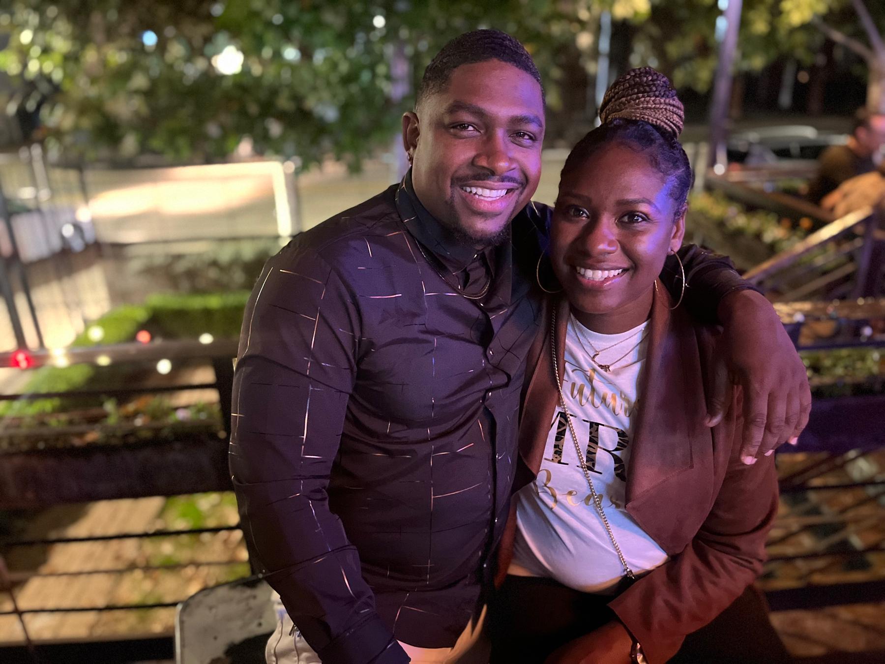 Christmas Party after engagement