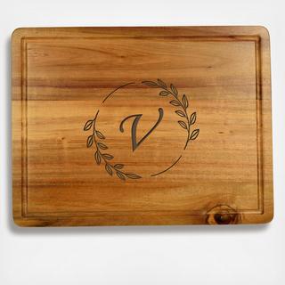 Personalized Acacia Charcuterie Cheese Cutting Board