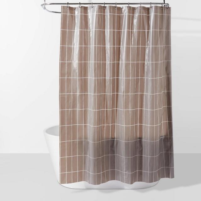 PEVA Bundle Shower Curtain Matte Gray - Room Essentials™