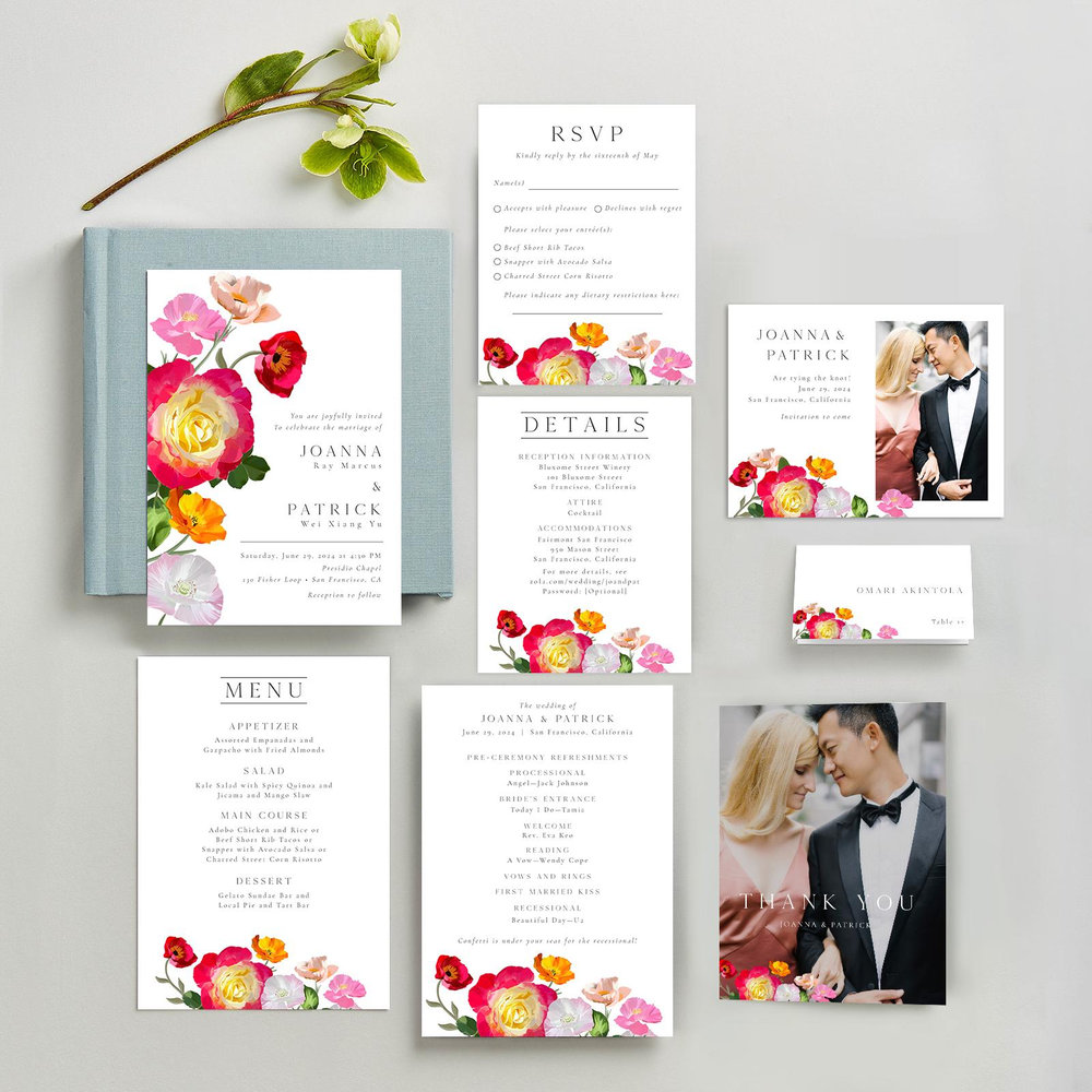 Zola Wedding Place Cards - Leora