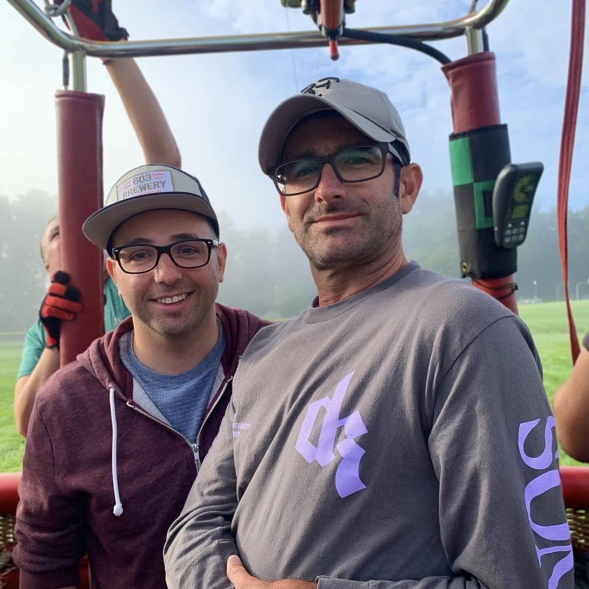 Our first and last hot air balloon ride - 2023
