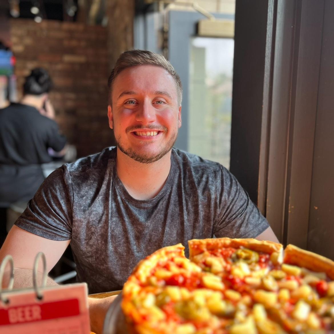 This pizza was sooo good!!