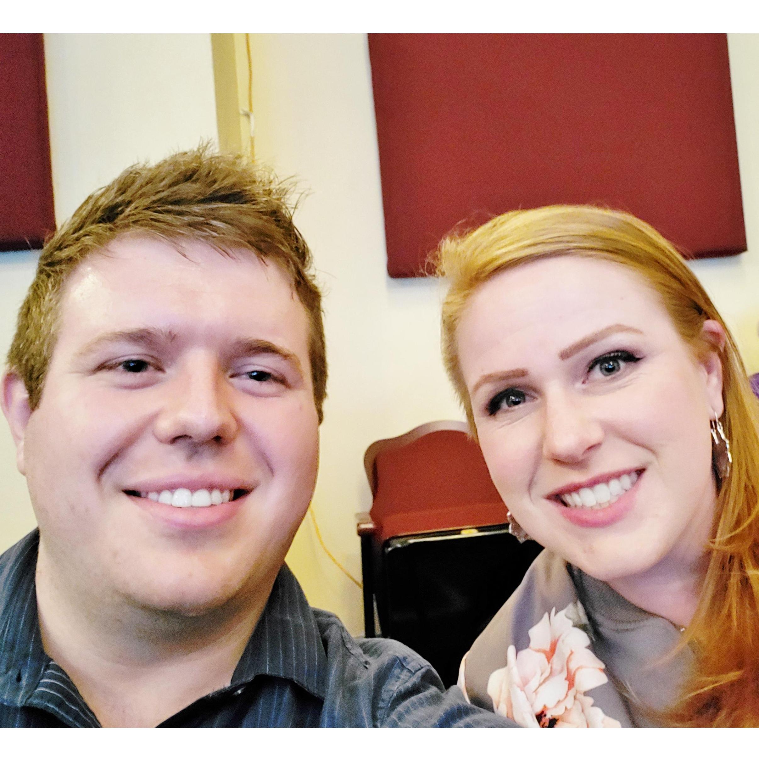 Our first Valentine's Day together. February 2020