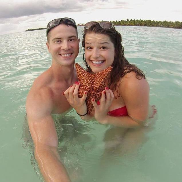 Starfish hunting in the Dominican Republic!