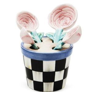 Rosy Meadow Potted Measuring Spoons